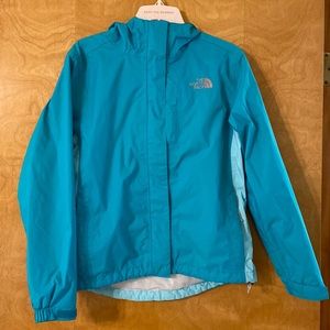Women's North Face hooded rain jacket